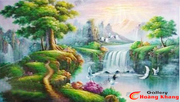 Tranh Núi - Nước - Phong Thuỷ